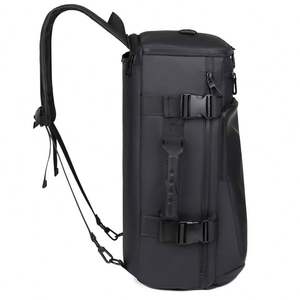 Sac à dos pour ordinateur portable professionnel imperméable de haute qualité en gros pour hommes, sacs à bandoulière en PU tendance personnalisés - Product Image 2