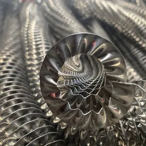 Tubo da barbatana espiral da máquina da barbatana do tubo acabado da barbatana do calor