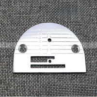 Machine à coudre Vintage à Double trou aiguille plaque pédale pied-de-biche gorge plaque ensemble pour papillon Feiren vêtements Machine pièces