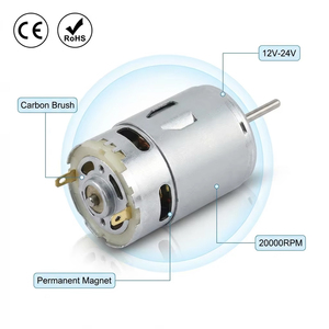 מנוע PMDC עם מברשות פחמן RS-385 <span class=keywords><strong>12V</strong></span> 24V 8000-20000RPM בעל מומנט גבוה ומהירות גבוהה, מנוע חשמלי זעיר עם מגנט קבוע למשאבה, עשה זאת בעצמך, יצרן ציוד מקורי, תקן CE - Product Image 1