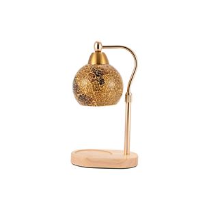 Lampada Scaldacandele Creativa a Mosaico Turco in Legno e Vetro, Luce Notturna Calda da Comodino, Diffusore di Fragranze Decorativo per un'<span class=keywords><strong>Atmosfera</strong></span> Rilassante - Product Image 6