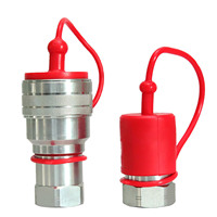 Raccord à bille hydraulique à déconnexion rapide haute pression ISO 7241b JIC, auto-étanche, raccords BSP avec garantie d'un an