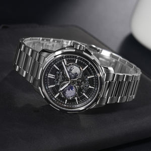 2025 BORIAGE Day-Night Moon Phase Reloj de pulsera automático mecánico 316L Pulsera de acero inoxidable 5ATM Caja Diseño luminoso - Product Image 3