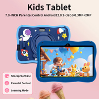 Tablette éducative pour enfants Mission Control Astronaut 7 pouces Android 12 2 Go MTK avec contrôle parental, moniteur, Wi-Fi, GPS, déverrouillage facial, Nouveau, en gros