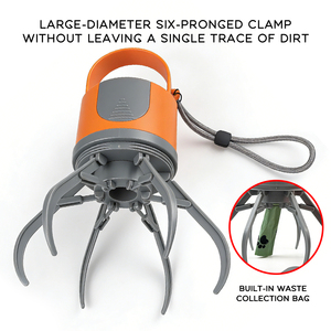 Recogedor de Excremento de Perro Portátil con Garra de Plástico Ecológico para Viajes al Aire Libre, para Pasear Perros Grandes y Pequeños, Sin Perfume - Product Image 2