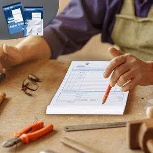 Benutzer definierte 2-teilige Arbeits bestellung Form Carbon less Rechnungs buch 8.5x11 Reparatur bestellbuch 210x145 Miete Quittung sbuch Bestellung formular - Product Image 4