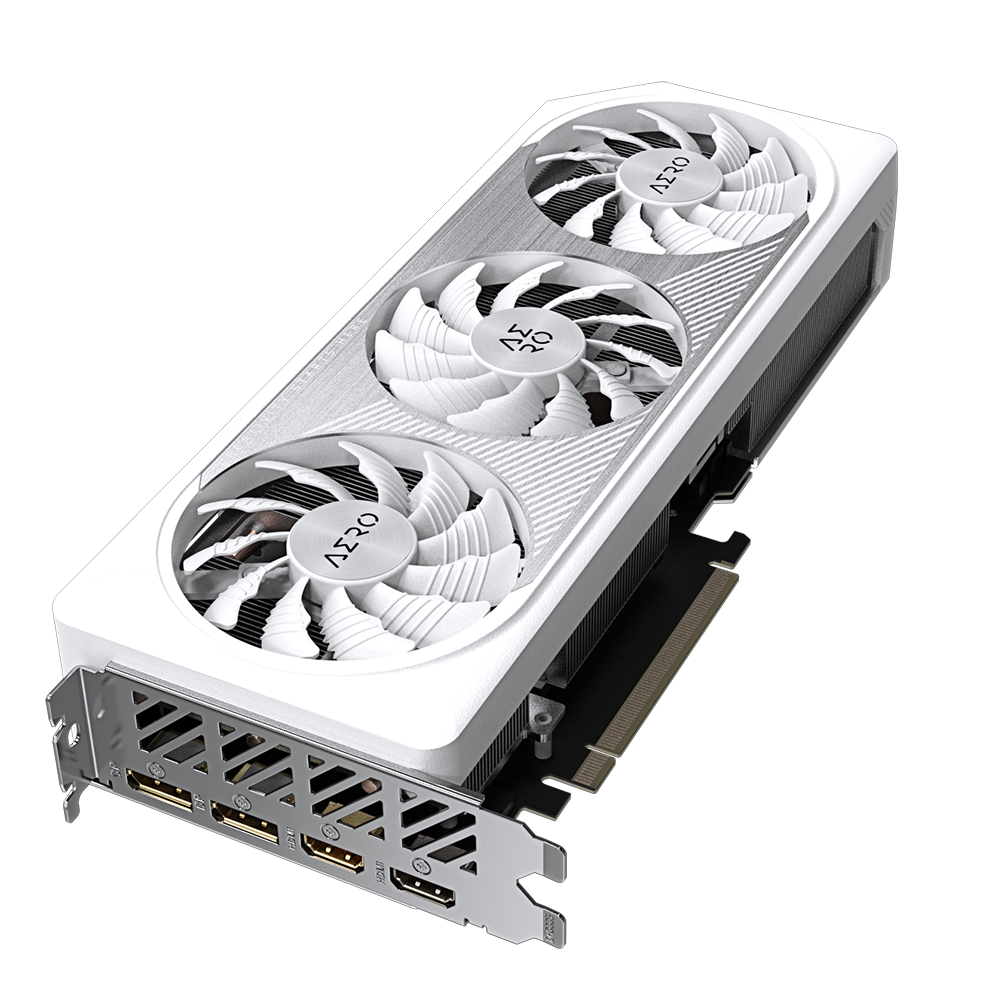 美品・白PC向け GeForce RTX 4060 Ti AERO OC 8G GIGABYTE Geforce RTX 4060 Ti AERO OC 8G - Overclocked Gaming