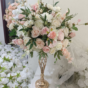 IFG nouveau conçu 50 cm blanc et rose fleur boule multicouche <span class=keywords><strong>Table</strong></span> <span class=keywords><strong>de</strong></span> mariage pièce maîtresse <span class=keywords><strong>pour</strong></span> Noël Pâques retour à l'école - Product Image 4