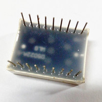 Module d'affichage LED à 7 segments, 2 chiffres, super rouge (620-625 NM), 0,5 pouce, Houkem-5022-A/BSR, 18 broches