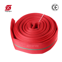 Selang Pemadam Kebakaran Berlapis 1.5" 2.5" Selang Air dengan Kopling BS Selang Pemadam Kebakaran PU/PVC/Karet untuk Perlindungan Kebakaran Bandara