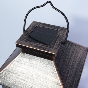 <b>Solar</b> Garden <b>Lantern</b> Led Candle <b>Light</b> Hanging Outdoor Decorative Lighting For Patio Yard - Product Image 4