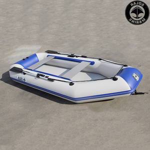 Perahu Karet Tiup Solarmarine <span class=keywords><strong>3.3</strong></span> M 5 Orang, Lantai Air Deck PVC, Proses Las Panas 100% Tanpa Lem, Kayak Memancing untuk Bermain Air Keluarga - Product Image 5