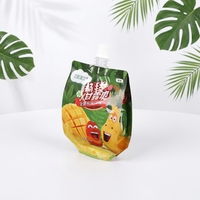 Pochette souple personnalisée de qualité alimentaire avec bec verseur anti-fuite pour divers emballages alimentaires liquides