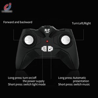 Chengji jouets 4 ch 1:20 télécommande 15 km/h haute vitesse monstre 360 rotation danse cascade camion dinosaure rc voiture pour enfants
