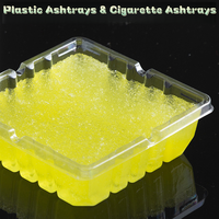 Cendrier jetable en plastique portable avec SAP absorbant efficace pour la maison, l'hôtel, multi-usages, élimination des odeurs