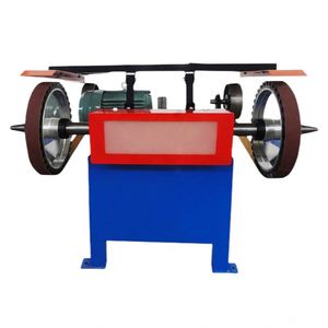 Lijadora de Banda de Doble Estación, Equipo de Pulido de Doble Cabezal, Máquina de Pulido de Acero Inoxidable de Sobremesa - Product Image 2