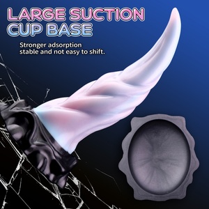 DL-B2027 Tapón Anal de Silicona Platino con Diseño de Unicornio de Fantasía para Hombre y Mujer, Estimulador de Punto G, 2 Colores, Juguete Sexual para Adultos, Ideal para Principiantes - Product Image 1