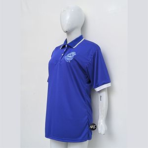 Camisetas de polo de talla grande para mujer, Cresta de letras griegas de punto bordada personalizada para polo - Product Image 1