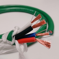 Câble de haut-parleur McIntosh HiFi Audio Audiophile blindé RVV 8 conducteurs 6 AWG pour usage domestique, conducteur torsadé cuivre-argent, isolation PE