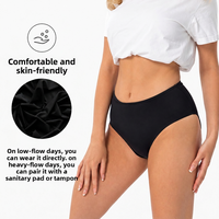 Culottes pour femmes personnalisées en gros, confortables et douces pour la peau, en tissu imperméable et anti-humidité, sans coutures, pour la natation