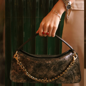 Sac bandoulière personnalisé de luxe pour femme, de marque, avec fermeture éclair, compartiments organisés, en nylon, style rétro, sac messager - Product Image 1