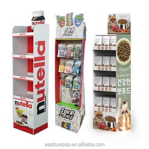 Cartón de supermercado con soporte para Chips, exhibición de aperitivos, estante de exhibición corrugado personalizado para alimentos de mascotas de supermercado - Product Image 2