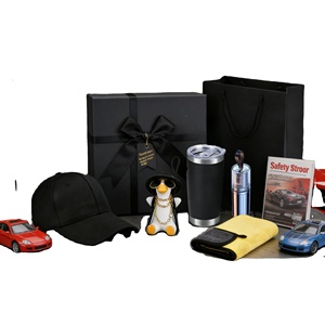 Car Accessory <b>Gift</b> Set Auto Shop Customer Giveaway with Tumbler Safety Window Breaker & Cap Custom logo <b>Gift</b> Set - Product Image 1