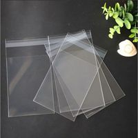 Transparan Cellophane bening Polybag Opp plastik perekat OPP tas Bopp