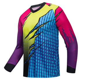 Jersey de Competición MTB, Serie de Protección Solar para Ciclismo, Estilo Sunny, Tops de Entrenamiento Todoterreno, Ropa Deportiva, Uso Diario, Se Aceptan Personalizaciones - Product Image 2