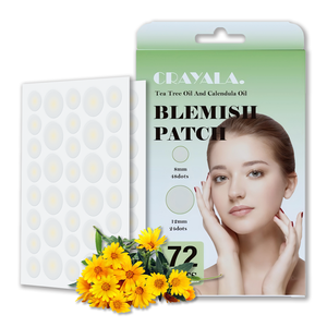 Patchs Hydrocolloïdes pour l'Acné, Autocollants Anti-Boutons pour le Visage et le Corps, Traitement Invisible des Imperfections pour Réparation Nocturne, Tous Types de Peau - Product Image 1