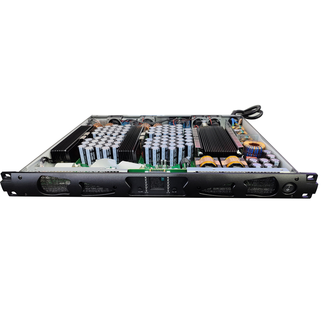 High Power M2-2500 2 Channel 2500W 1U Class D Audio Amplifier Metal Shell Stereo Power Durable 1U Size