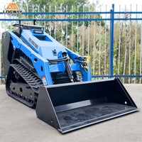 Nouveau modèle de chargeuse compacte LOGWAY avec moteur EPA/Euro V, forte capacité de levage pour les travaux de construction, mini-chargeuse