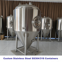 Cuve de Fermentation en Acier Inoxydable pour Stockage de Vin, Conforme aux Normes UE, Empilable, Transportable par Chariot Élévateur, Récipient Sous Pression 10000L