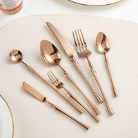 Ensemble de couverts en acier inoxydable 304 de style portugais, écologiques, de qualité alimentaire, durables, pour mariage, maison, hôtel, restaurant