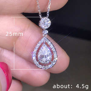 Collar de lágrima para mujer, joyería sencilla y moderna, regalo para uso diario - Product Image 5