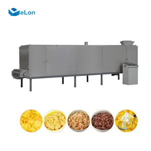Breakfast Cereal Snacks Production Plant Corn Flakes Cereal Dispenser Making Machine