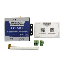 RTU5024 pembuka gerbang GSM, kontrol akses saklar Relay 2G untuk vila pintu geser otomatis