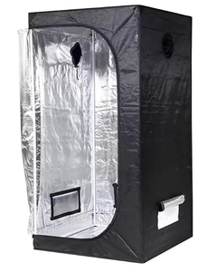 Tente de culture d'intérieur 120x60x150 cm Serre construite en tissu Oxford 600D, cadre en acier, idéale pour les légumes et les herbes. - Product Image 1