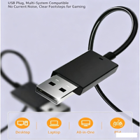 Cuffie Gaming Cablate per PC PUBG con Interfaccia USB Compatibili con Desktop e Laptop, Microfono Integrato, Cavo da 250cm, in Plastica e Metallo
