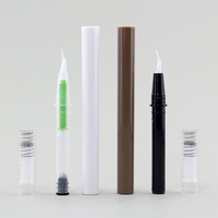 Nouveau design de tube d'emballage pour stylo eyeliner liquide droit avec bille en acier à ressort pour tube d'emballage de stylo eyeliner