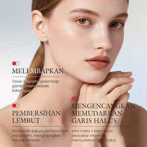 ชุดผลิตภัณฑ์ดูแลผิวหน้าซากุระ KORMESIC ได้รับการรับรองจาก Bpom ขนาด 50 มล.+100 มล.*2+20 มล.+20 กรัม+40 กรัม ช่วยเติมความชุ่มชื้น ลดเลือนริ้วรอย - Product Image 2