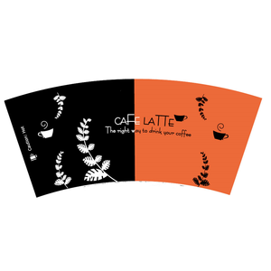 Gobelet en carton enduit de PE de qualité alimentaire, imprimé flexographie simple face, résistant à l'humidité, pour boissons, snacks et bonbons (vente en gros) - Product Image 1