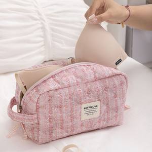 Bolsa de Almacenamiento de Lencería Beenlove, Rectangular, de Poliéster Ligero, Organizador de Sujetadores para Mujer, Bolsa de Viaje para Ropa Interior - Product Image 1