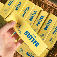 Оптовая продажа: Мягкая игрушка-антистресс Jossion Kawaii в виде батончика сливочного масла из полиуретановой пены, медленно восстанавливающая форму, имитация еды, для снятия стресса, милый фиджет для рабочего стола