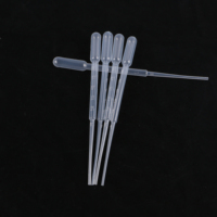 0.2 ml 0.5ml 1ml 2 ML 3ml 5ml 10ml Mini Pipettes Pasteur Jetables Micro Graduées en Plastique Compte-gouttes