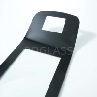 Usine personnalisée noir blanc et couleur sérigraphie imprimé écran tactile intelligent panneau de commutateur mural couvercle avant verre