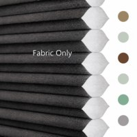 Tissu pour stores alvéolaires en gaze noire anti-vertiges personnalisé de 25 mm