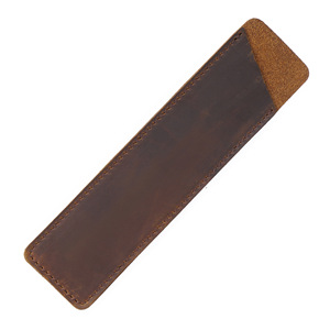 Attrayant bricolage nouveau <span class=keywords><strong>Design</strong></span> en cuir de vache véritable pochettes <span class=keywords><strong>à</strong></span> crayons étui <span class=keywords><strong>à</strong></span> recycler idéaux atelier personnalisé salle d'étude porte-stylo - Product Image 4