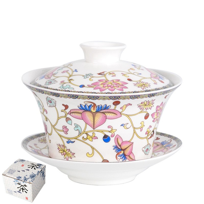 Tazza da tè in ceramica verde vite