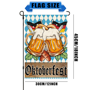 Goedkope groothandel München Oktoberfest vlag 12x18 inch tuinvlaggen voor buitendecoratie - Product Image 2